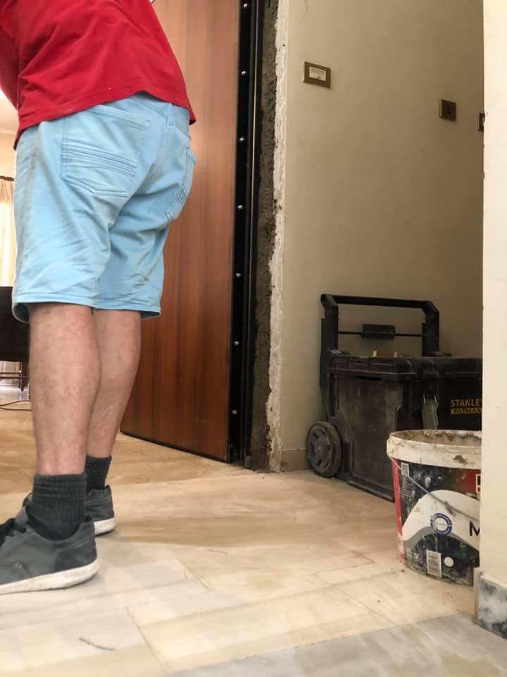 Τοποθέτηση πόρτας ασφαλείας — φωτογραφία 5